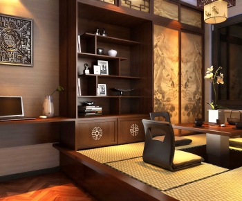 New Chinese Style Study Space-ID:710486896