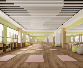 Modern Yoga Room-ID:658296116