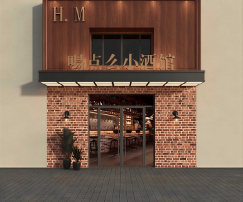 Modern Facade Element-ID:202609066