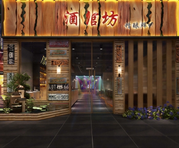 Modern Facade Element-ID:141681915