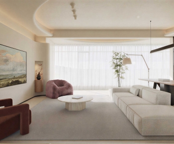 Post Modern Style A Living Room-ID:662661084