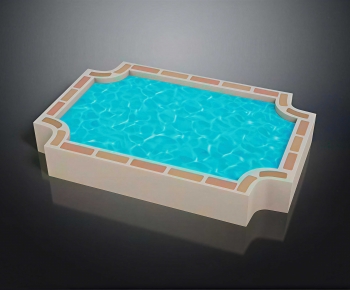Modern Swimming Pool-ID:345120455