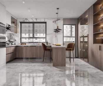 Modern Open Kitchen-ID:436786891