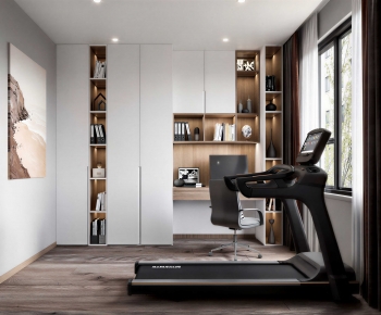 Modern Home Fitness Room-ID:738172051