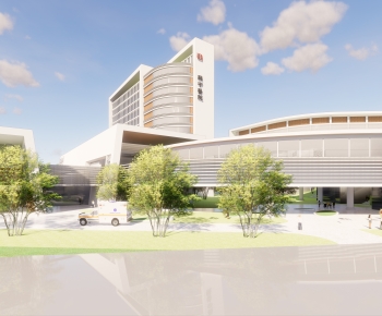 Modern Building Appearance-ID:244736918