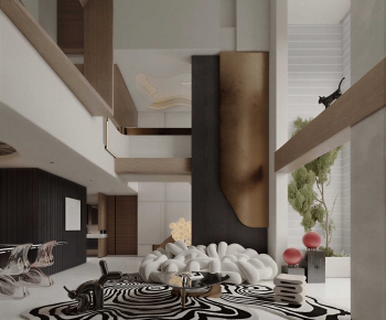 Modern A Living Room-ID:425723086