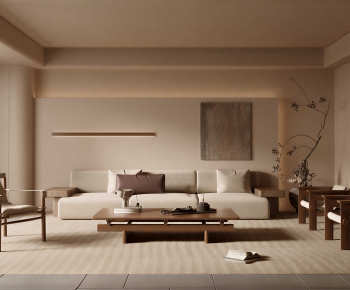 Wabi-sabi Style A Living Room-ID:753973968