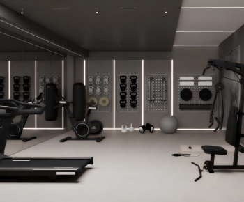Modern Home Fitness Room-ID:508898971