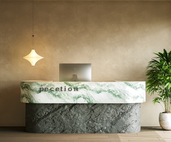 Modern Reception Desk-ID:323050984