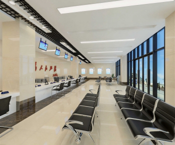 Modern Office Reception Desk-ID:403042087
