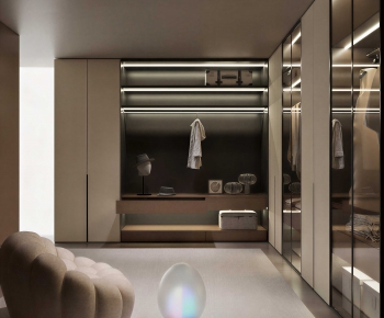 Modern Clothes Storage Area-ID:739851001