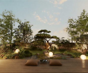 Japanese Style Courtyard/landscape-ID:886523011