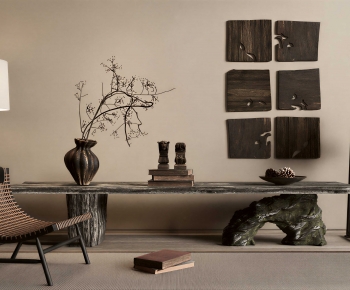 Wabi-sabi Style Console-ID:956383943