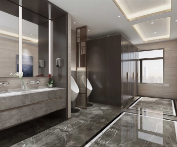 Modern Public Toilet-ID:751297953