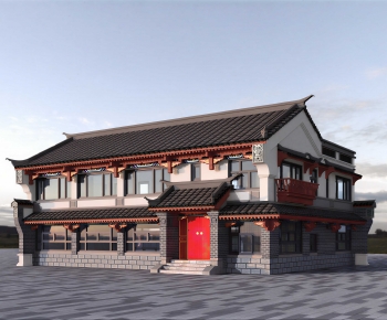 Chinese Style Ancient Architectural Buildings-ID:785630946