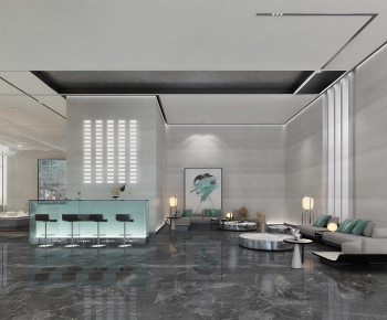 Modern Office Reception Desk-ID:565309576