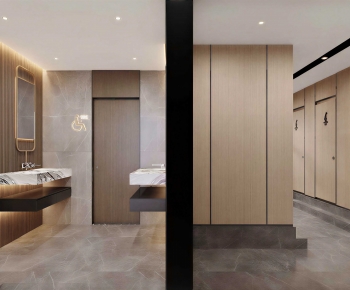 Modern Public Toilet-ID:304231886