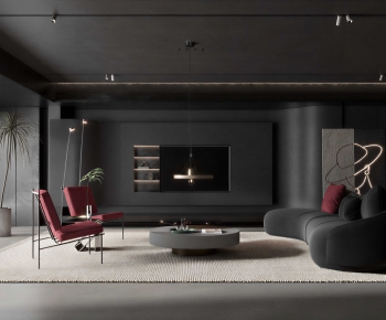 Modern A Living Room-ID:515690098