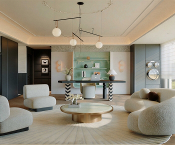 Modern A Living Room-ID:659580957