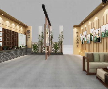 New Chinese Style Exhibition Hall-ID:256501912