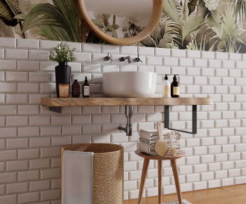 Modern Bathroom Cabinet-ID:602365972