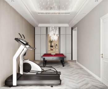 Modern Home Fitness Room-ID:556581977