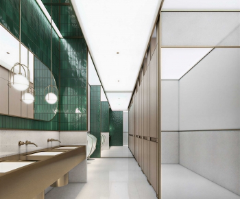 Modern Public Toilet-ID:541214947