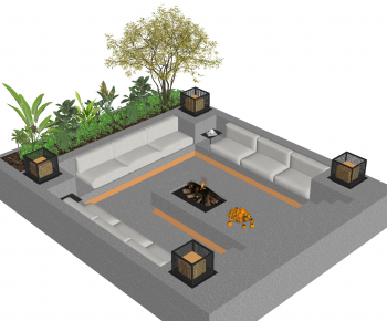 Modern Outdoor Sofa-ID:573690891
