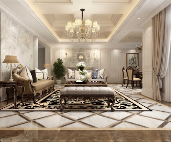 European Style A Living Room-ID:343189224