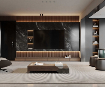 Modern A Living Room-ID:448384055