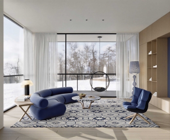 Modern A Living Room-ID:662167077