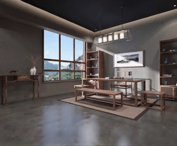 New Chinese Style Tea House-ID:552761088