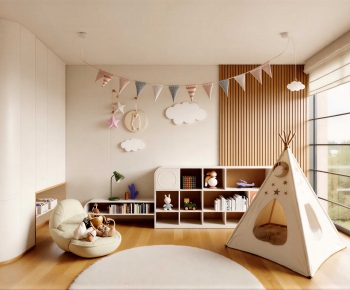 Modern Children's Room Activity Room-ID:406436925