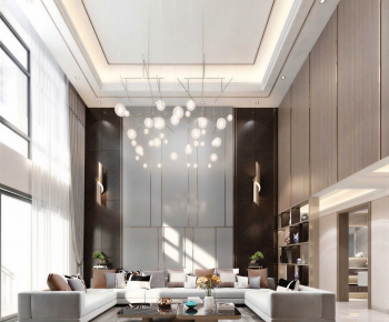 Modern A Living Room-ID:600977903