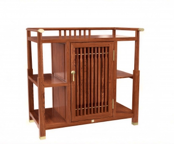 New Chinese Style Side Cabinet-ID:339103945