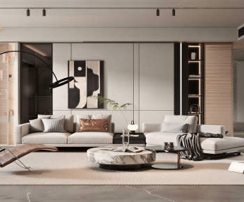 Modern A Living Room-ID:394582035