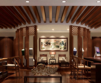 New Chinese Style Manager's Office-ID:113320486