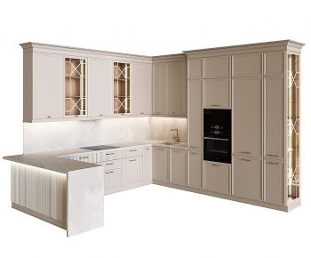 Simple European Style Kitchen Cabinet-ID:719369895