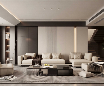 Modern A Living Room-ID:101370104