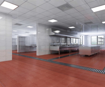 Modern Central Kitchen-ID:736661055