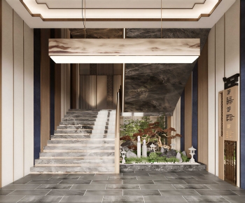 New Chinese Style Stairwell-ID:788659108