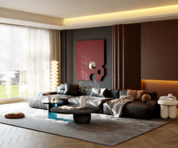 Modern A Living Room-ID:515206109