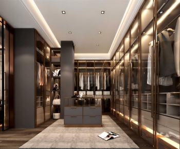 Modern Clothes Storage Area-ID:700273991