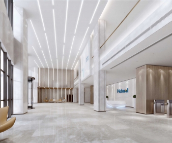 Modern Office Reception Desk-ID:391638046