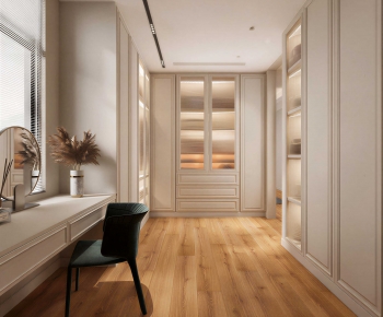 Modern Clothes Storage Area-ID:521703961