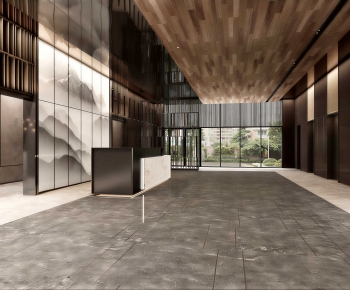 Modern Office Reception Desk-ID:822906025