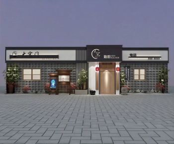 New Chinese Style Facade Element-ID:211055046