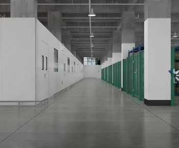 Modern Factory Floor/warehouse-ID:408029084