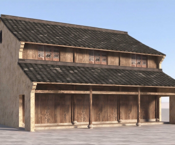 Chinese Style Ancient Architectural Buildings-ID:700558907
