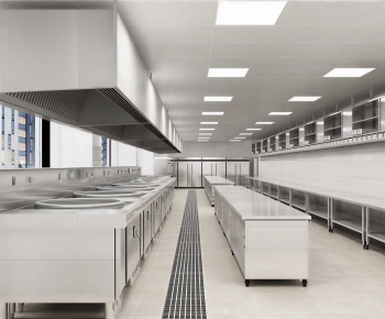 Modern Central Kitchen-ID:572568893